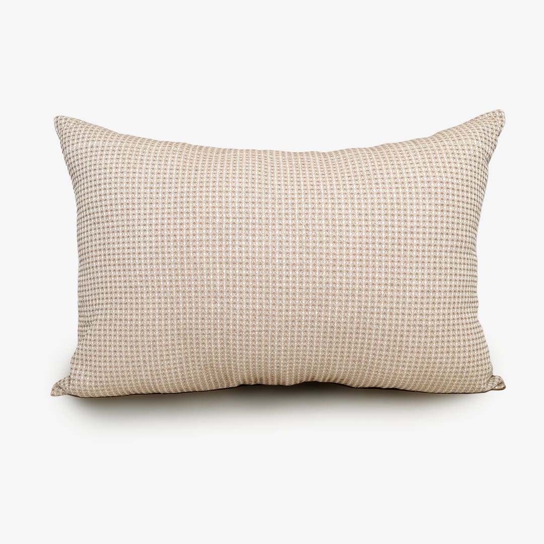 Zarf Italian Staple Weave Bedding Set Of 7 For Single Size Bed - Clay