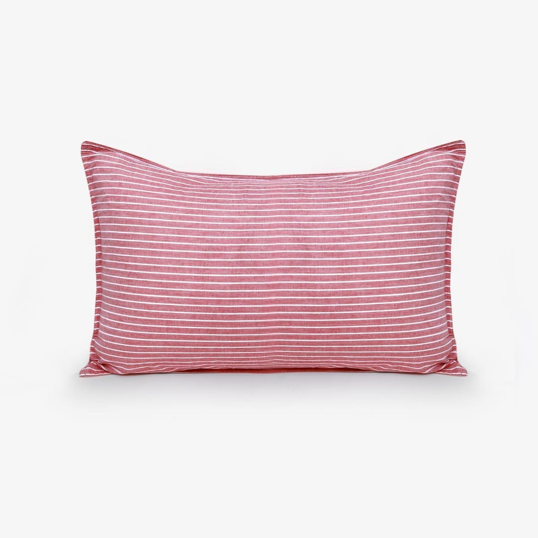 Linen Blend AC Comforter With 2 Pillow Cases and 1 Breakfast Pillow - Sero