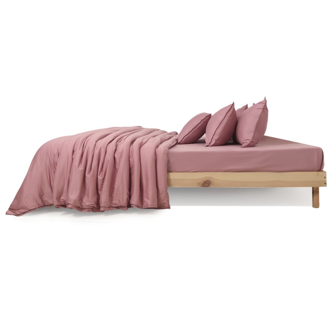 ZARF Egyptian Cotton Comforter For Single Size Bed With 2 Pillowcases & 2 Cushion Covers - Ballet