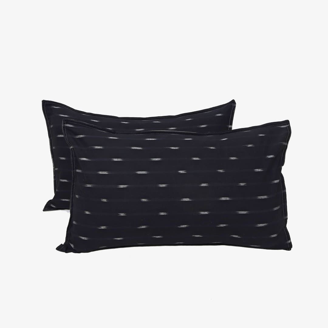 Linen Blend AC Comforter With 2 Pillow Cases and 1 Breakfast Pillow - Crest