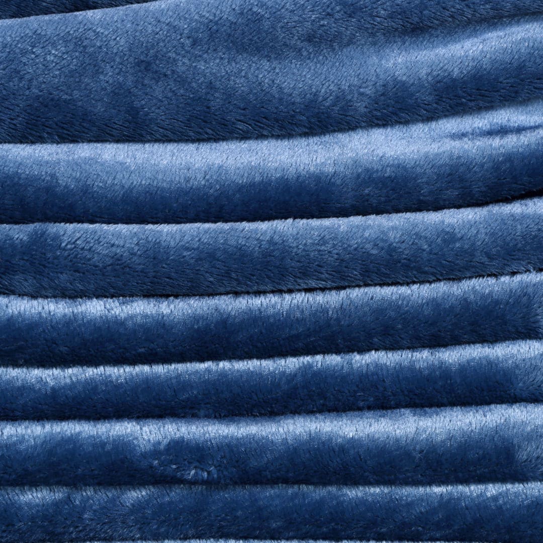 AC Blanket Cushion Covers-Set of 2 - Cobalt