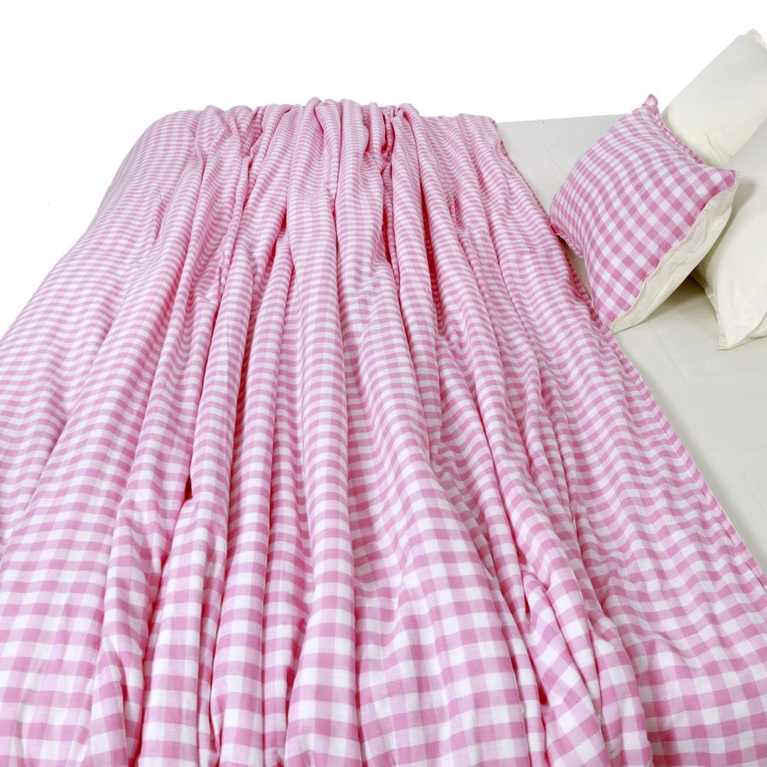 Zarf Linen Blend Bedding Set Of 9 - Poppy