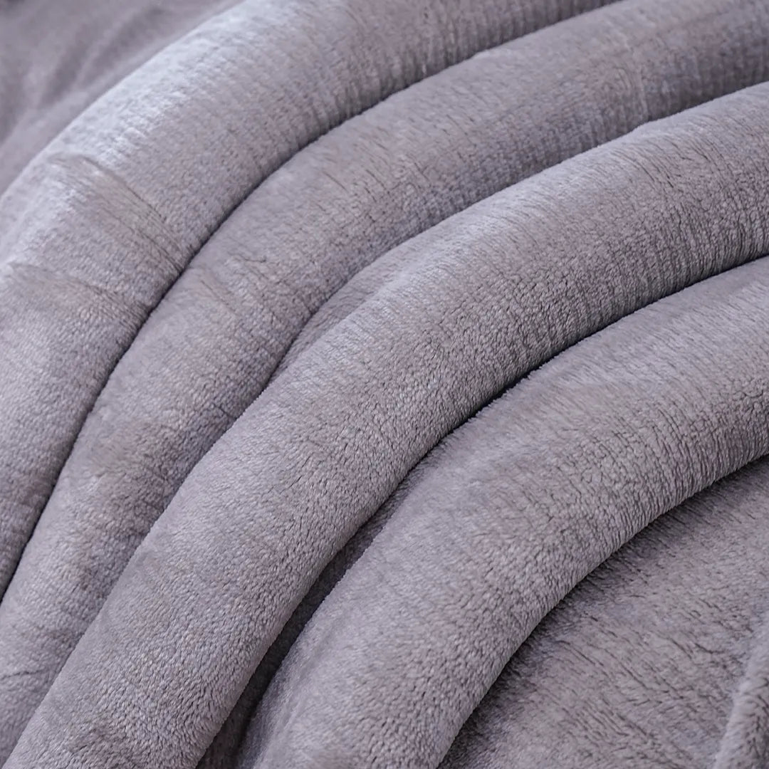 Zarf Boutique Comforter Set For Single Bed With 2 Designer Pillowcases & 2 Designer Cushion Covers - Boutique Shadow