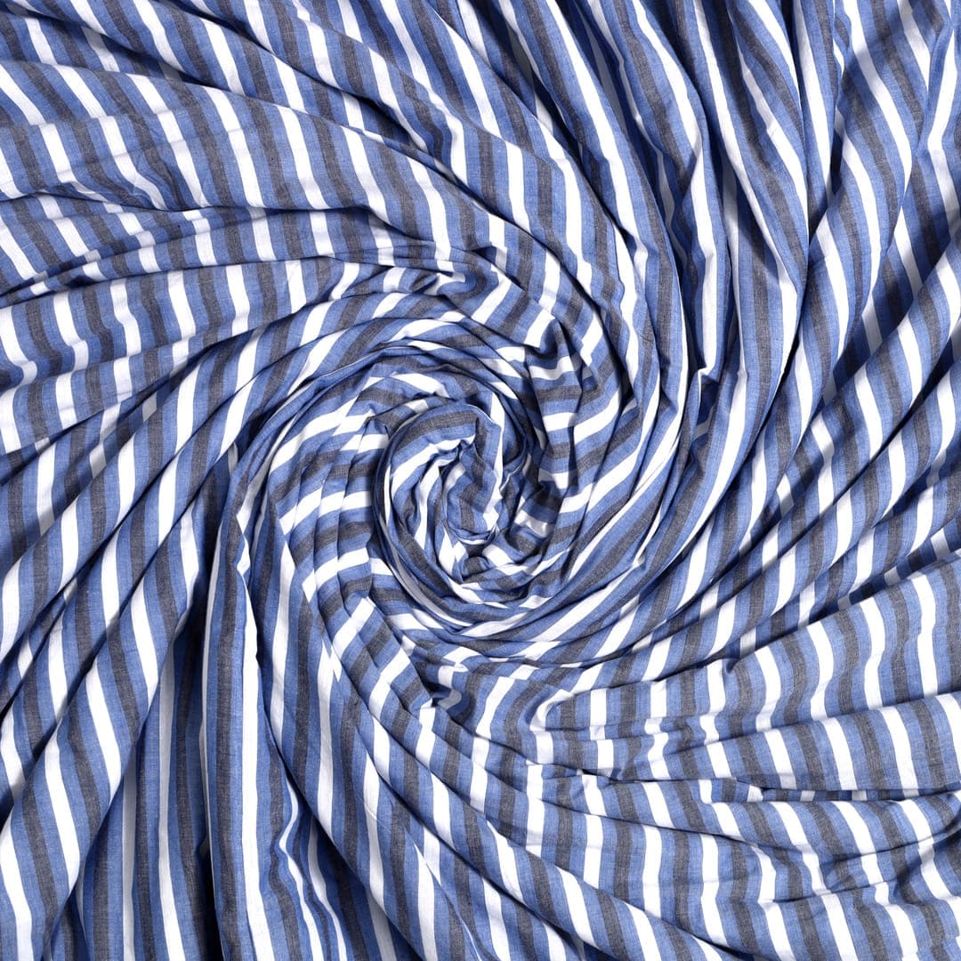 Linen Blend AC Comforter With 2 Pillow Cases and 1 Breakfast Pillow - Seafarer