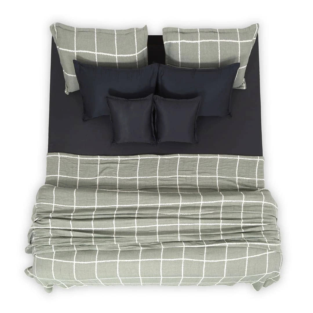 Zarf All-Season Plush Baby Size AC Comforter With 1 Pillow Case- Moonstone
