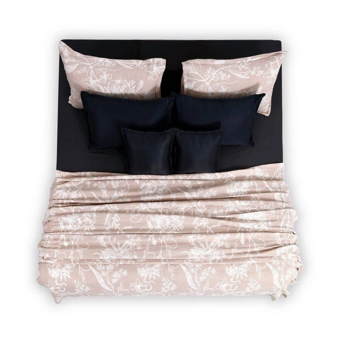 Zarf Baby Size Pure Cotton Cottage Blanket with 1 Pillow Case - Candyfloss