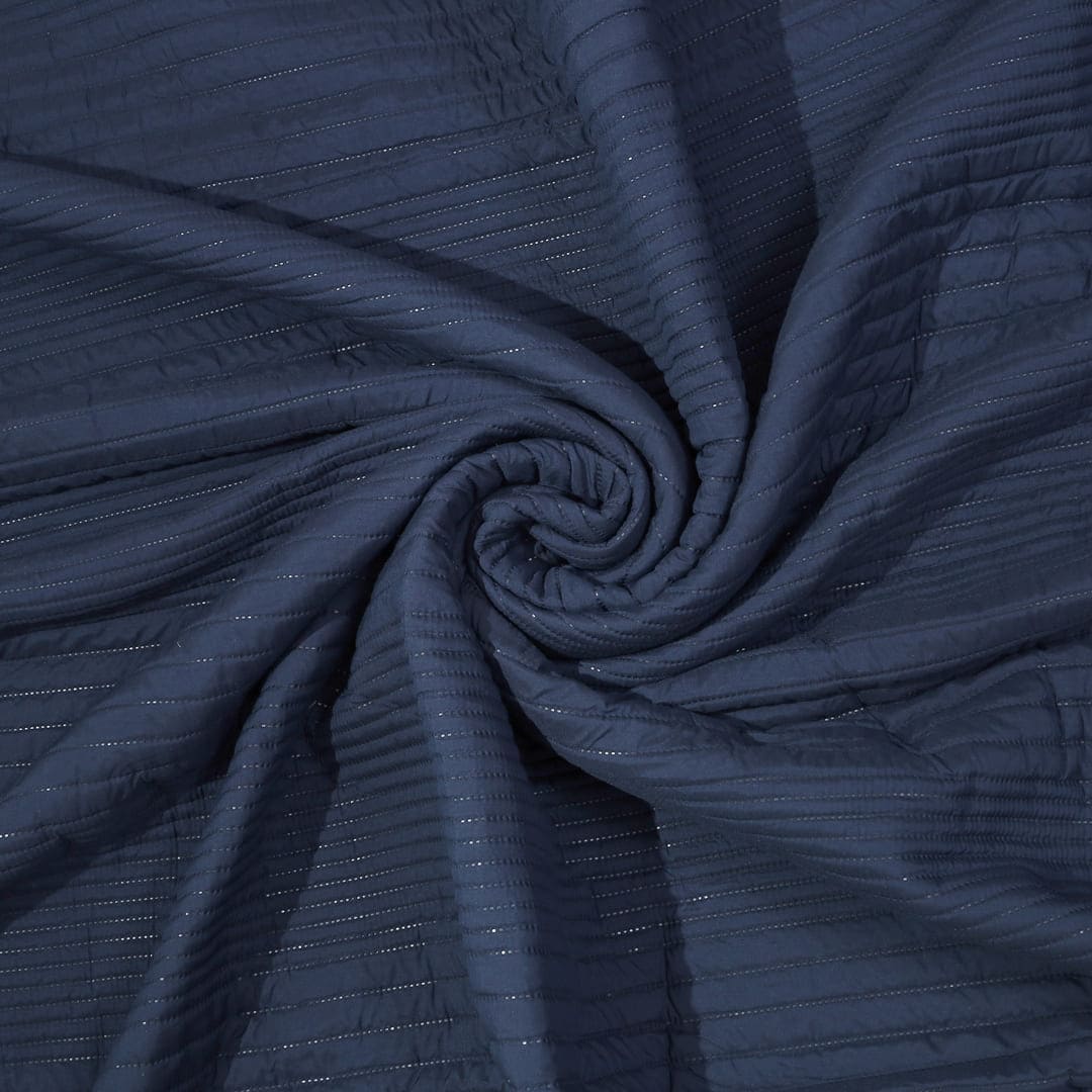 Zarf AC Comforters For Single Size Bed With 2 Pillow Cases & 2 Cushion Covers -  Navy Blue