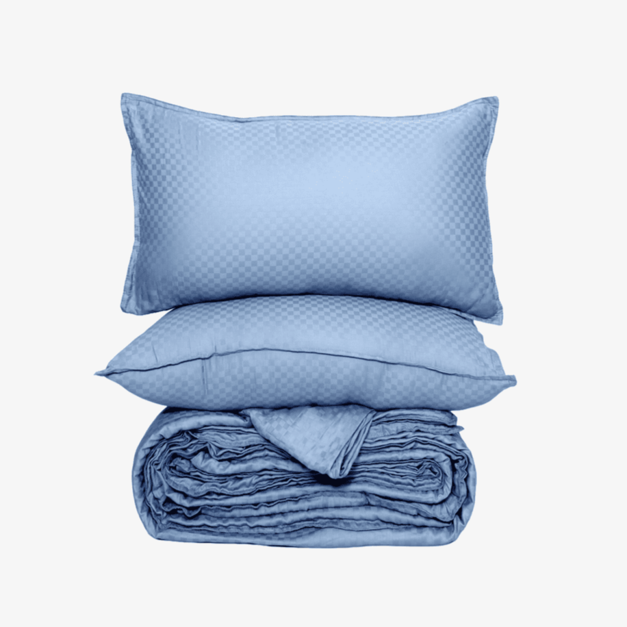 ZARF Egyptian Cotton Comforter With 2 Pillowcases & 2 Cushion Covers - Sienna