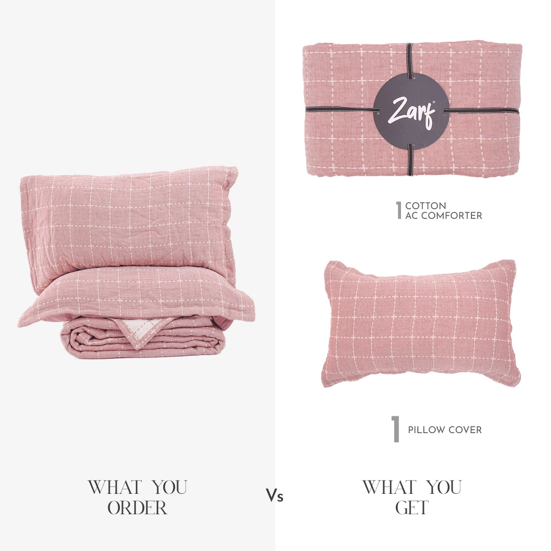 Zarf All-Season Plush Baby Size AC Comforter With 1 Pillow Case - Bloomist