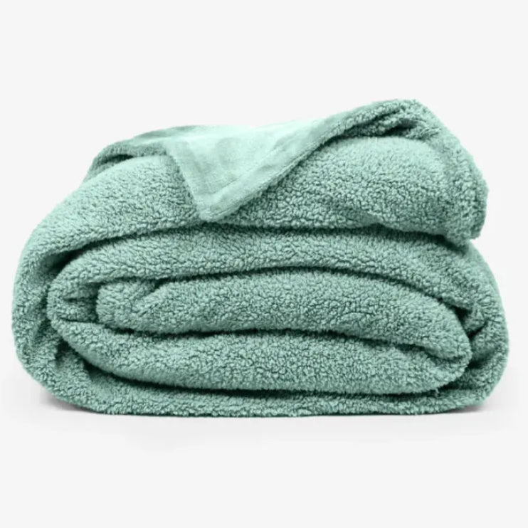 Zarf California King Size Reversible AC Blanket Cover With 2 Cushion Covers - Moss