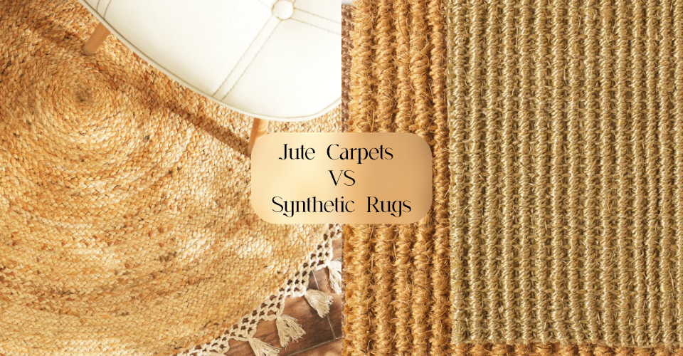 Jute Carpets vs.Synthetic Rugs: Understanding the Environmental Impact