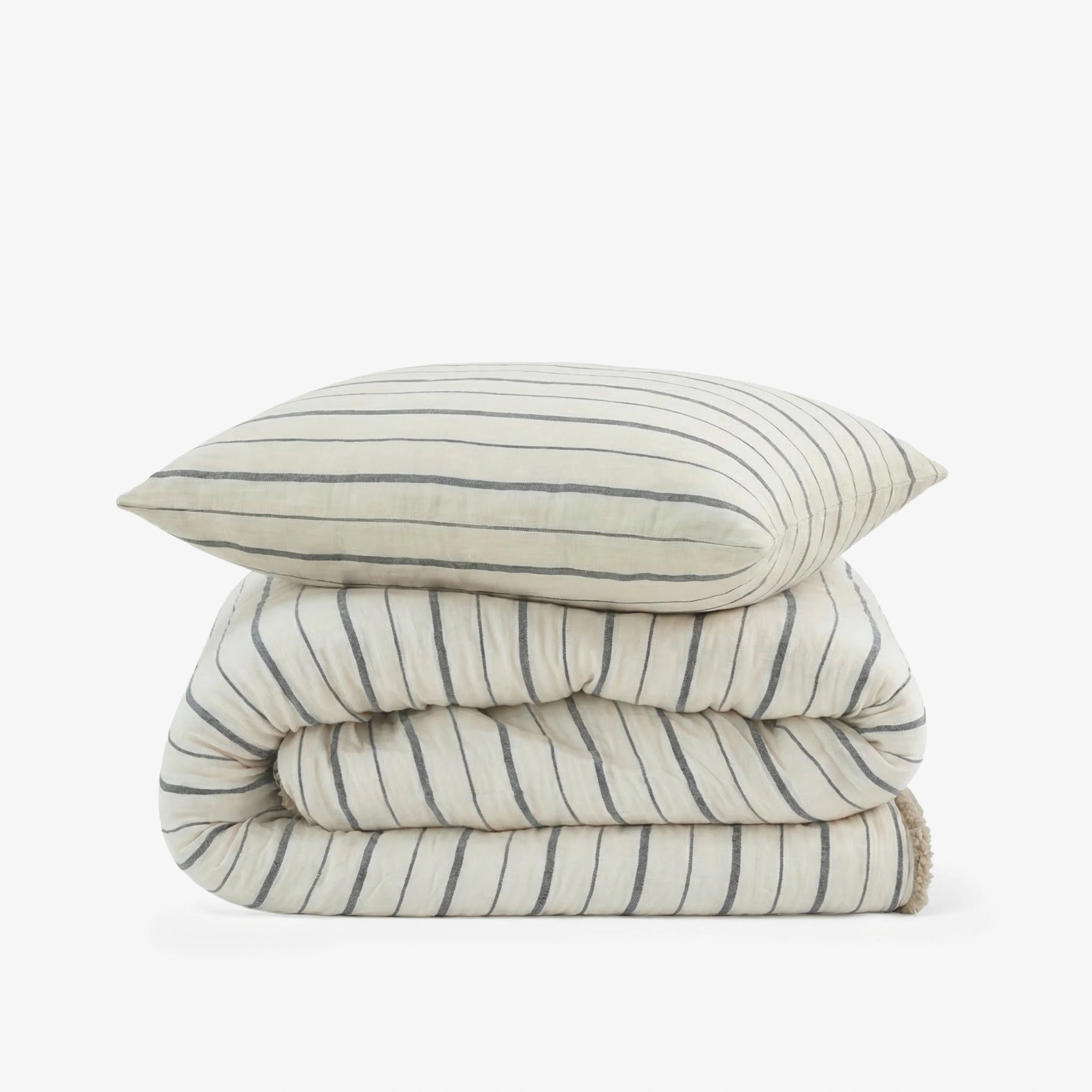 Reversible Winter Baby Blanket With 1 Pillow & 1 Pillow Cover - Fluff Cloud