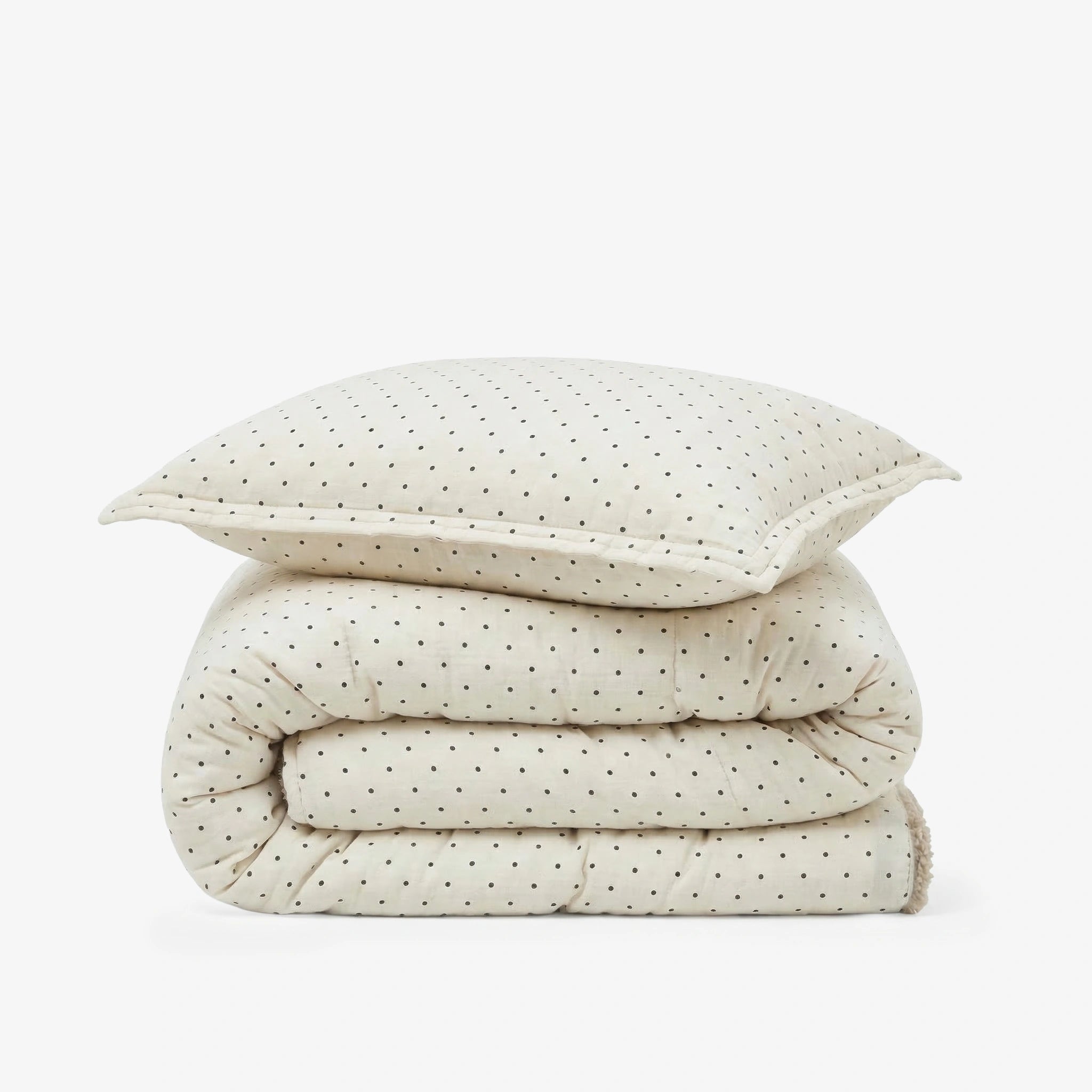 Reversible Winter Baby Blanket With 1 Pillow & 1 Pillow Cover -  Fluffly