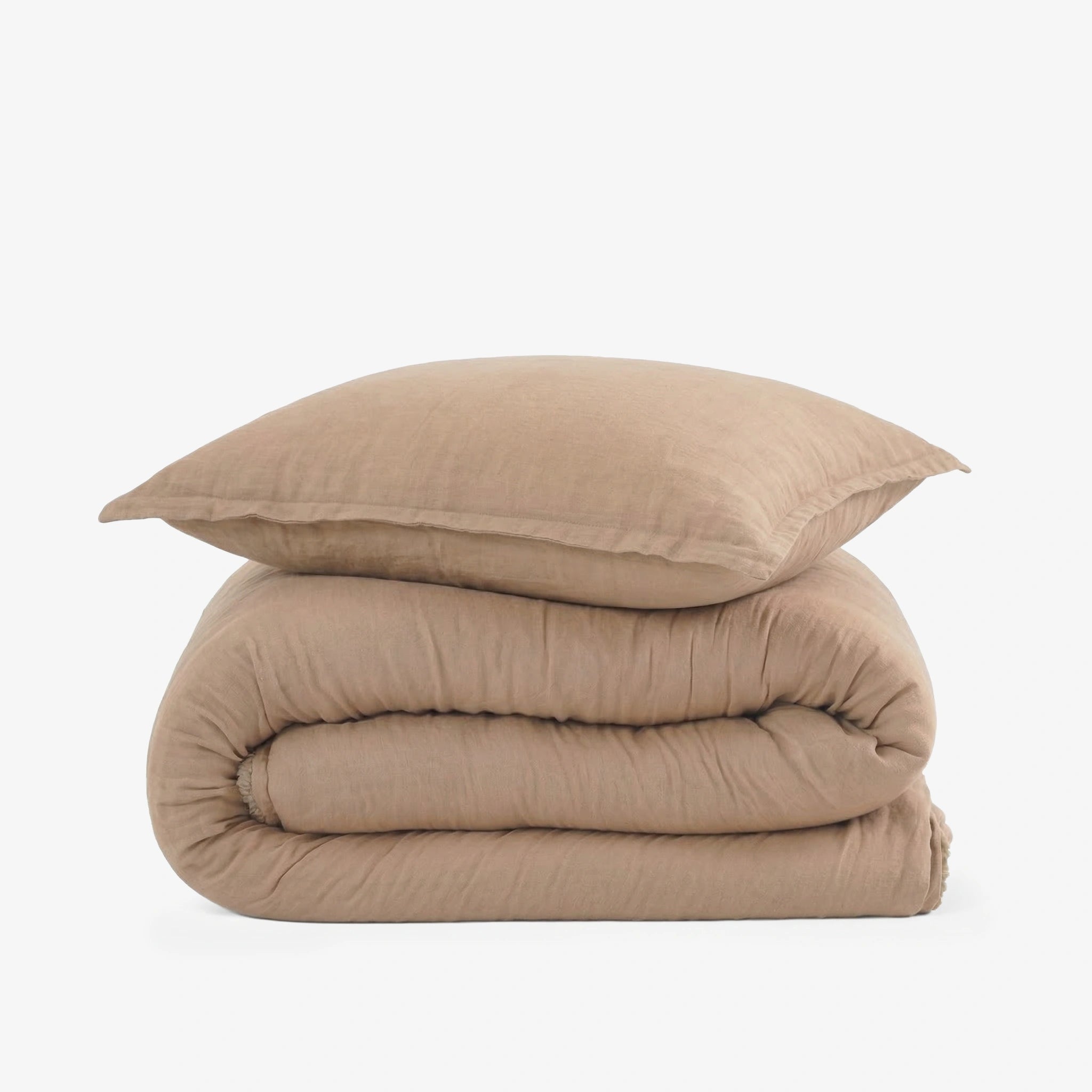 Reversible Winter Baby Blanket With 1 Pillow & 1 Pillow Cover - Teddy Bear Tan