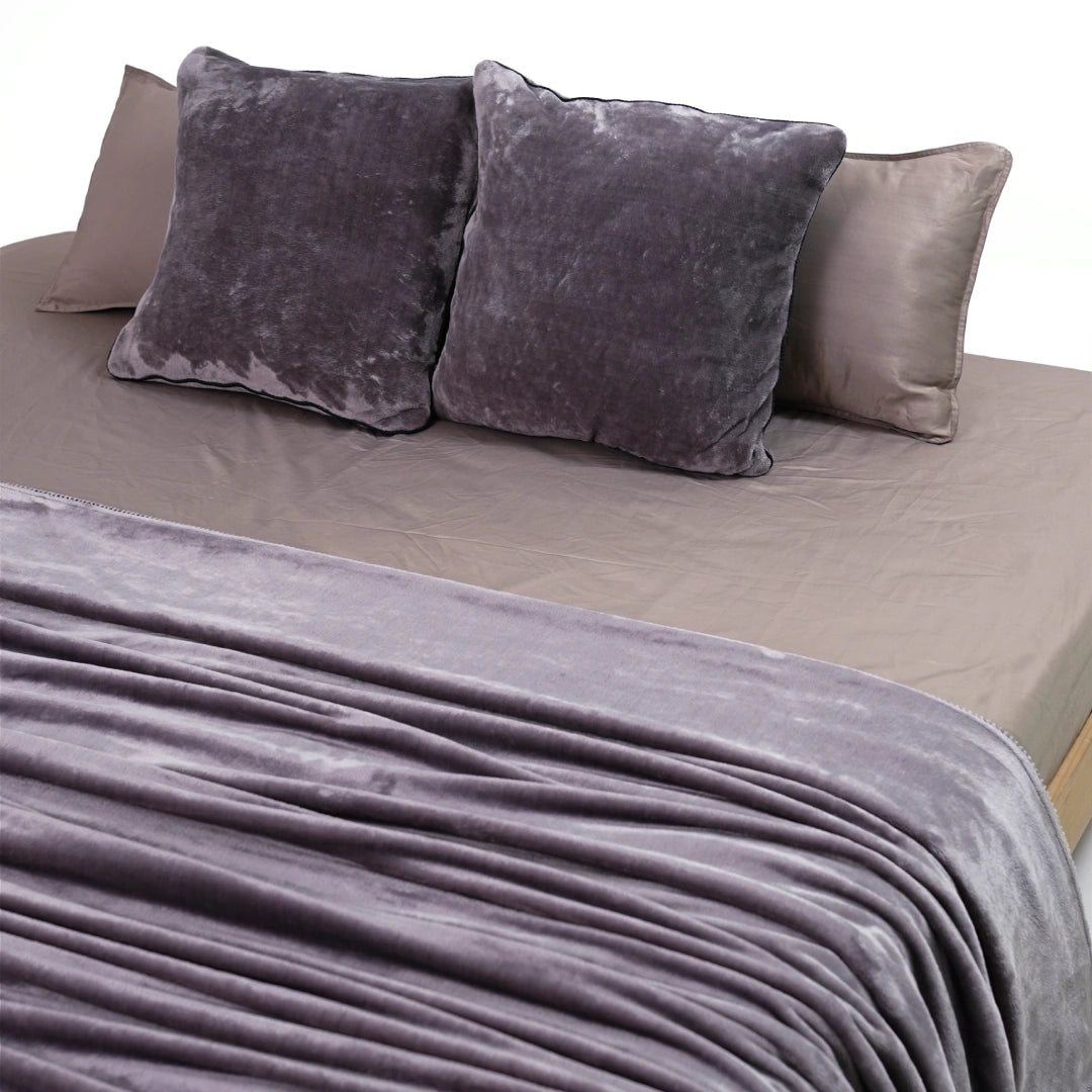 ZARF ALL-SEASON PREMIUM AC BLANKET SET OF 5 - Mauve