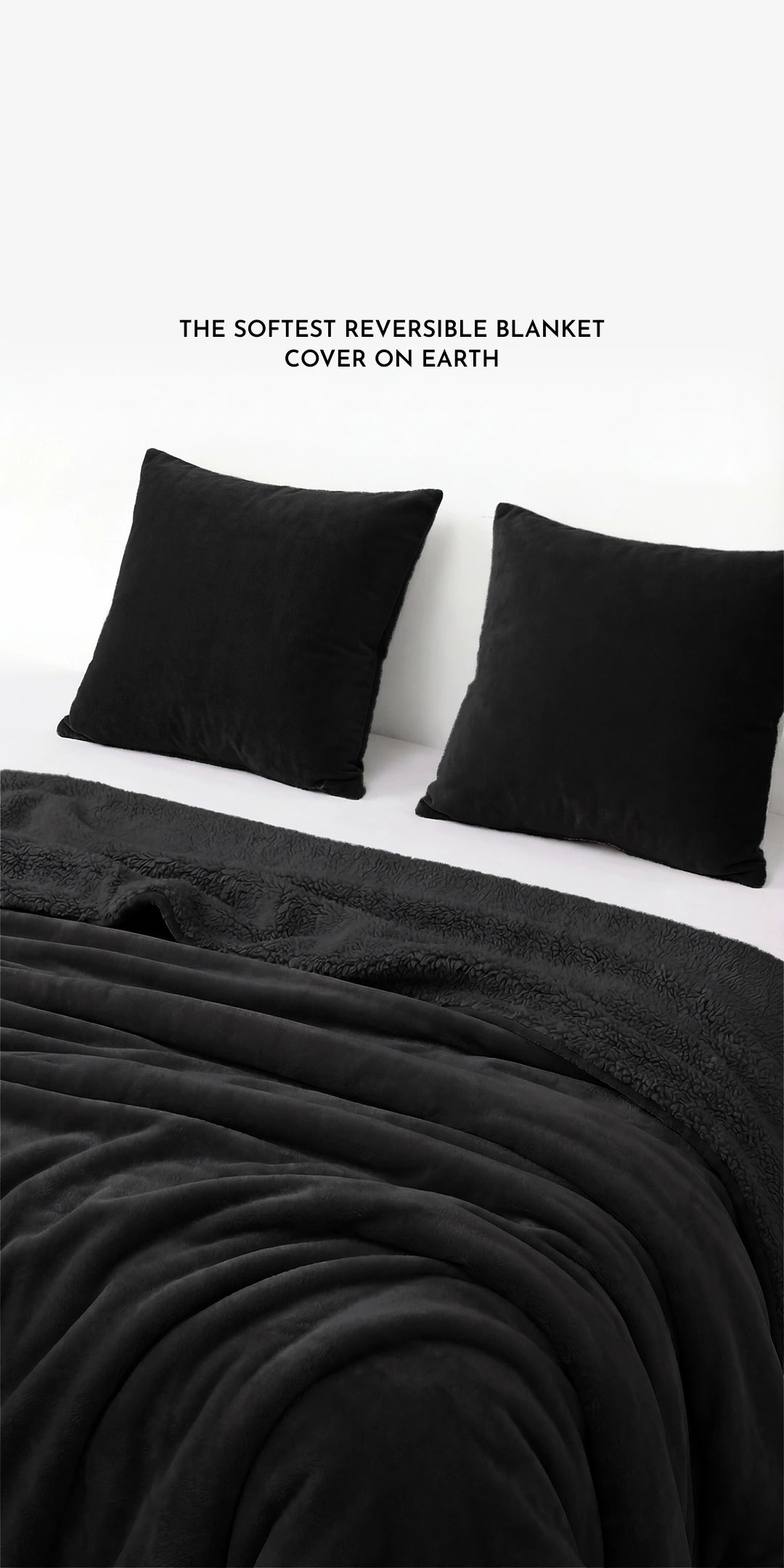 Zarf California King Size Reversible AC Blanket Cover With 2 Cushion Covers - Greco Silver