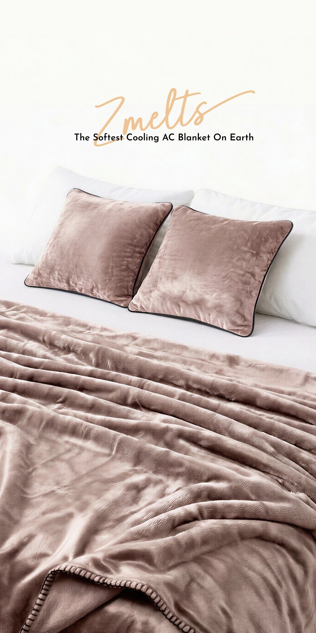 ZARF ALL-SEASON PREMIUM AC BLANKET SET OF 5 - Ecru