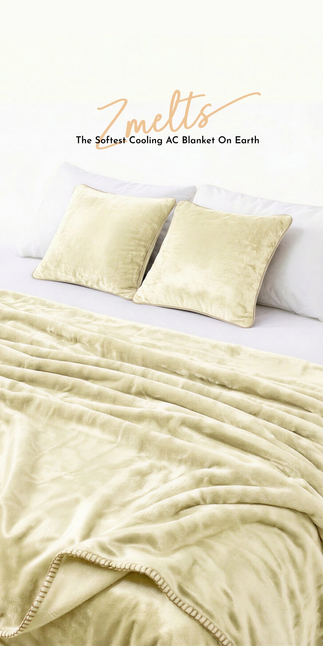 Zarf All-Season Premium AC Blanket With Two Pillow Covers & Two Cushion Covers - Daisy