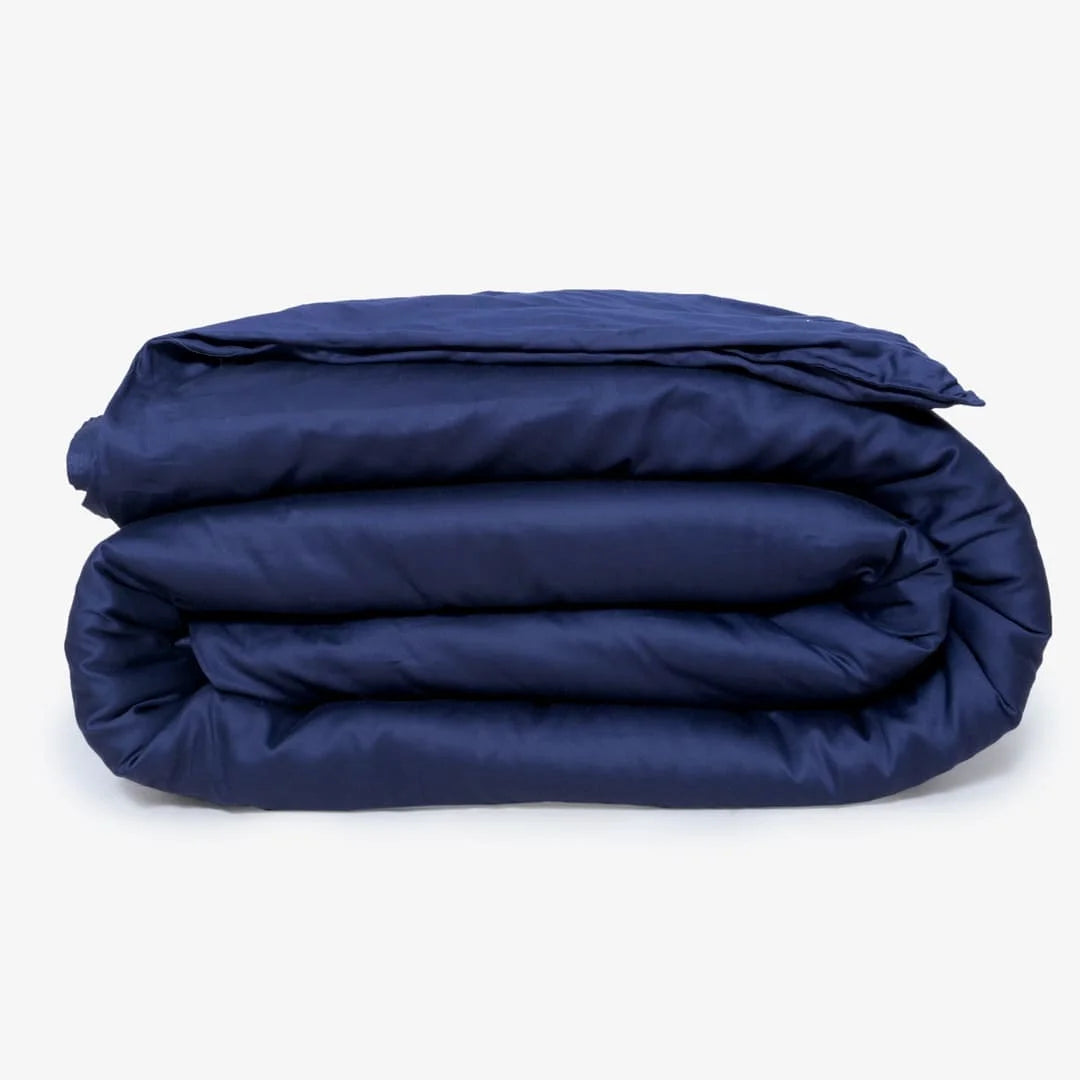 ZARF Egyptian Cotton Comforter For Single Size Bed With 2 Pillowcases & 2 Cushion Covers - Atlantic