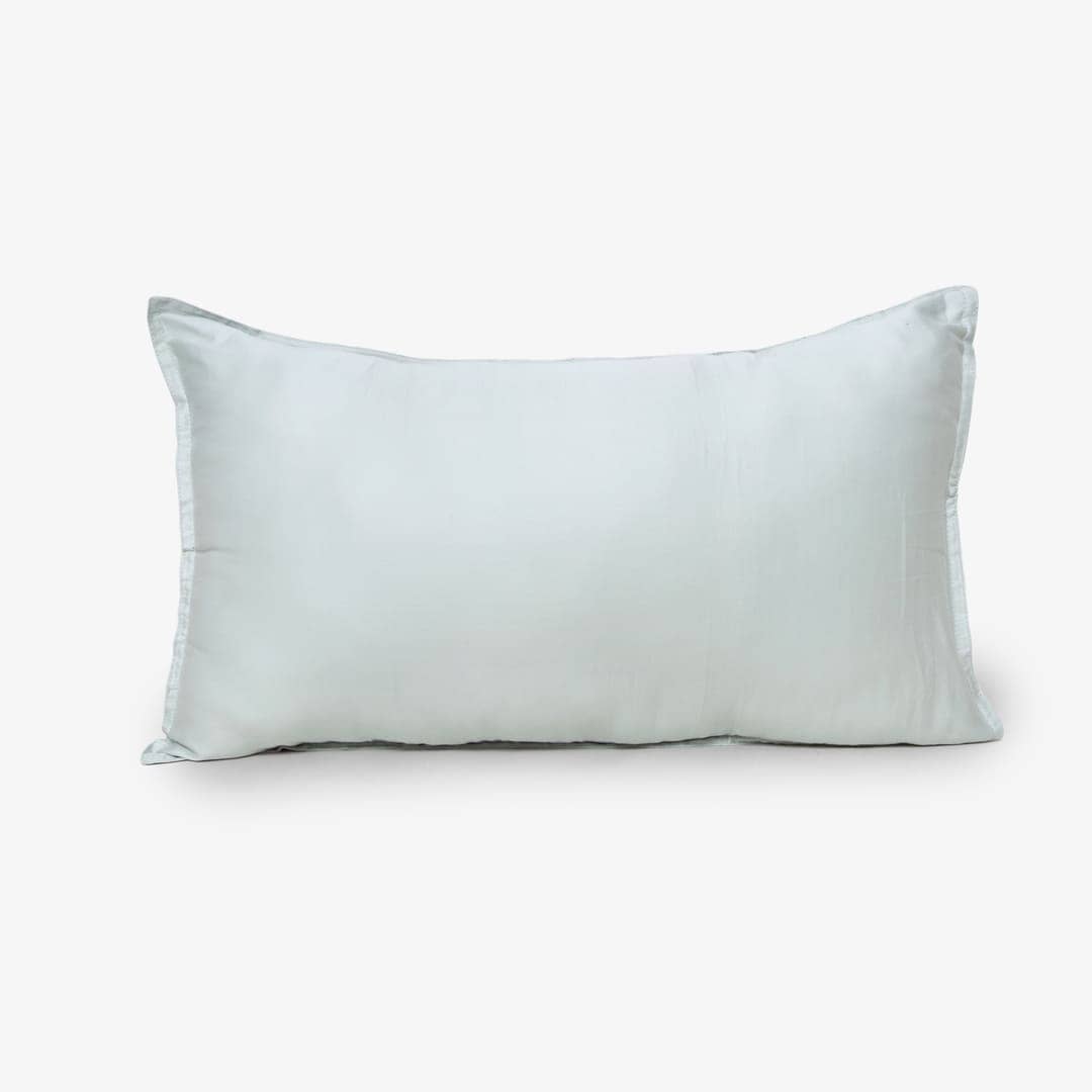 Egyptian Cotton Pillow Covers- Set Of 2 - Cyan