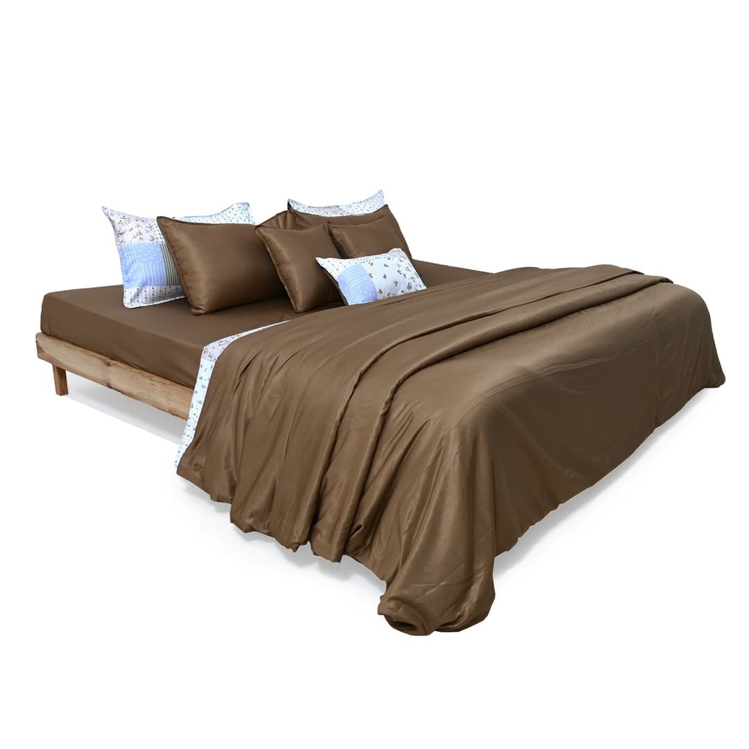 Zarf AC Comforter With 2 Pillow Cases and 1 Breakfast Pillow For Single Size Bed- Vara