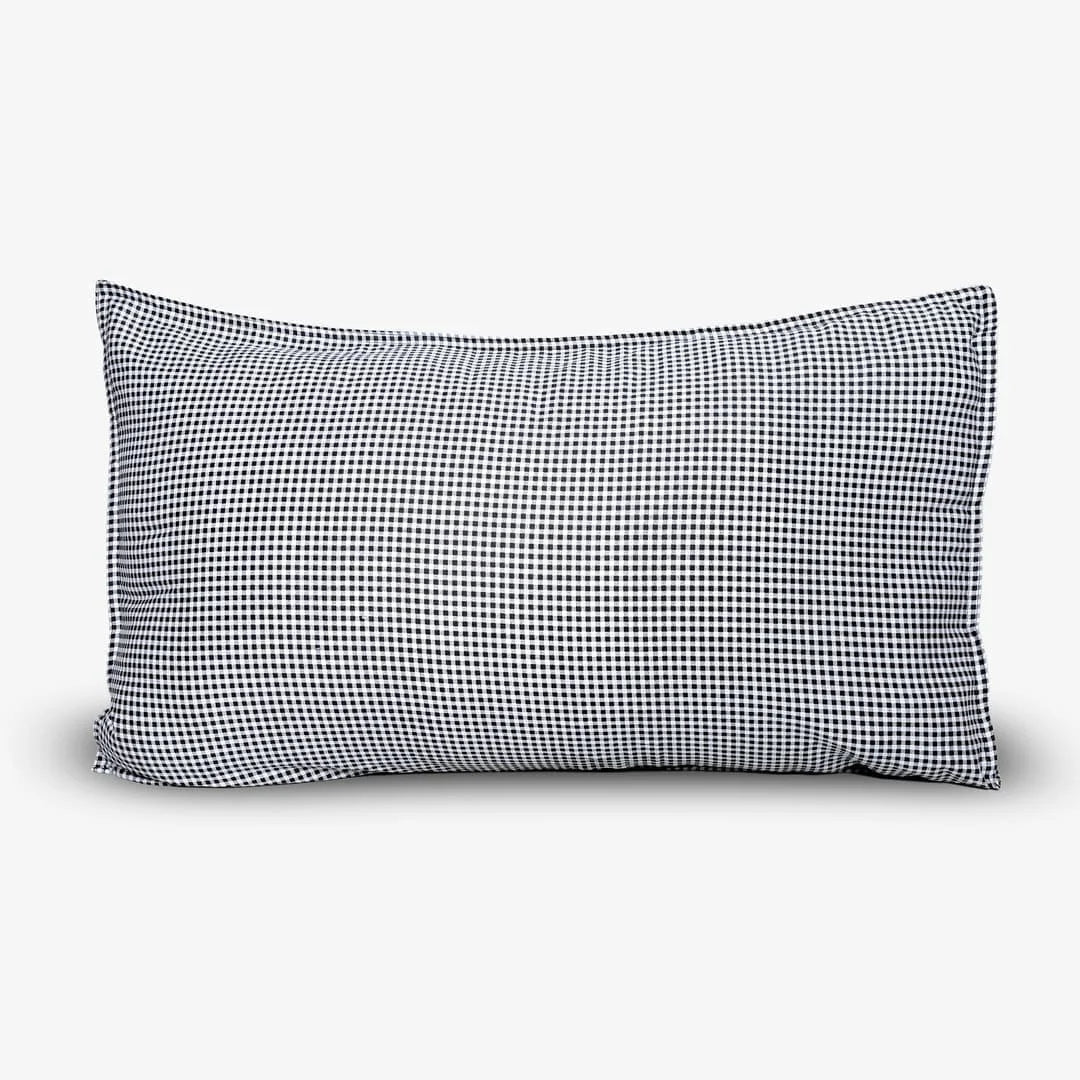 Egyptian Cotton Pillow Covers- Set Of 2 - Blackgrid