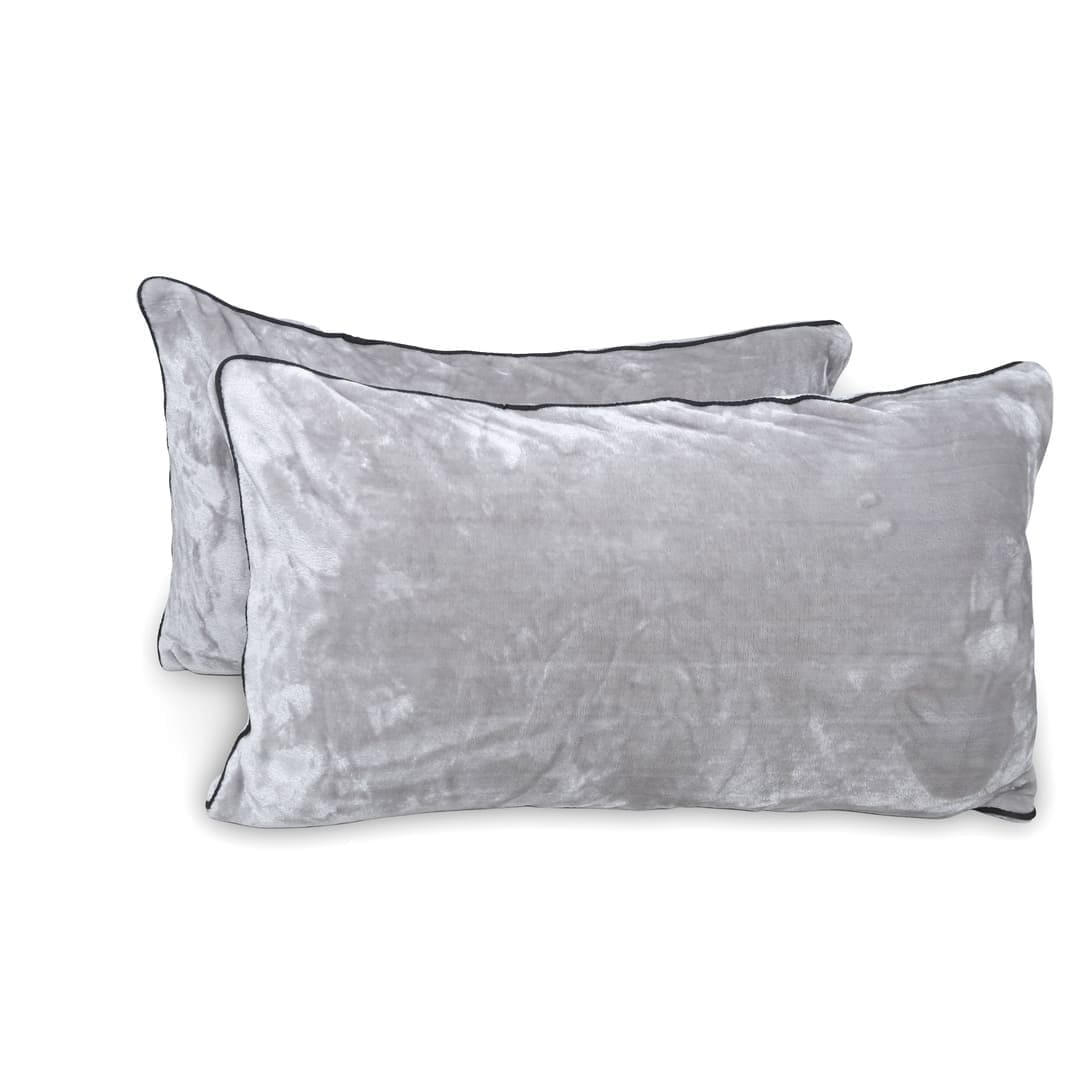 Zarf All-Season Premium AC Blanket With Two Pillow Covers & Two Cushion Covers - Ash Grey