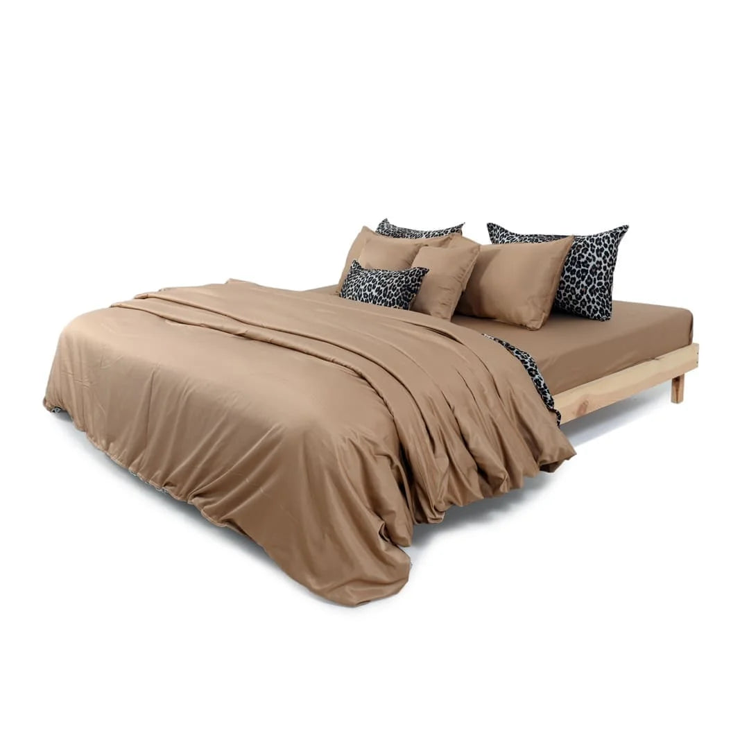 Zarf Linen Blend Bedding Set Of 9 For Single Size Bed - Anima