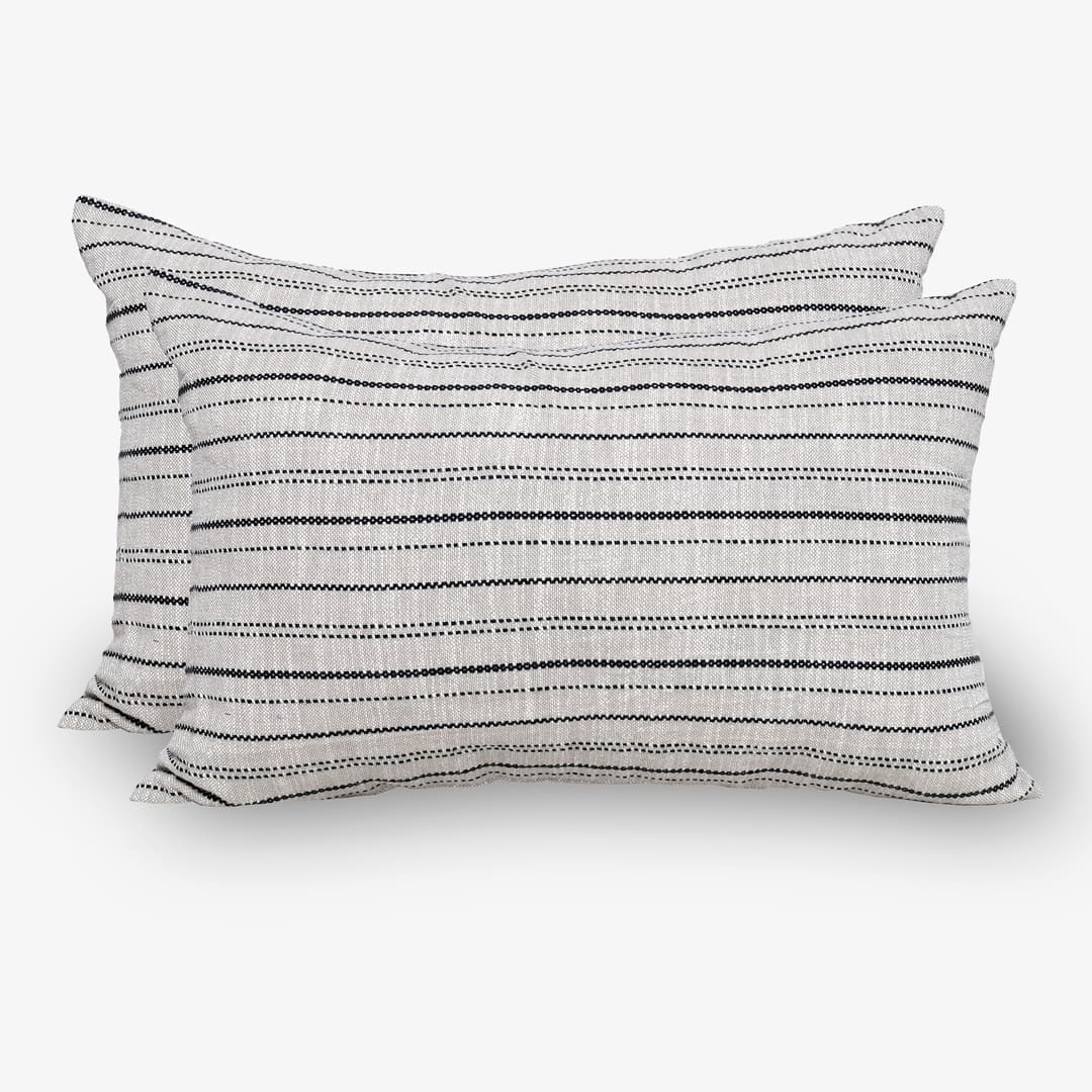 ZARF Italian Staple Weave Comforter With 2 Designer Pillow Cases 1 Breakfast Cushion Cover - Roux