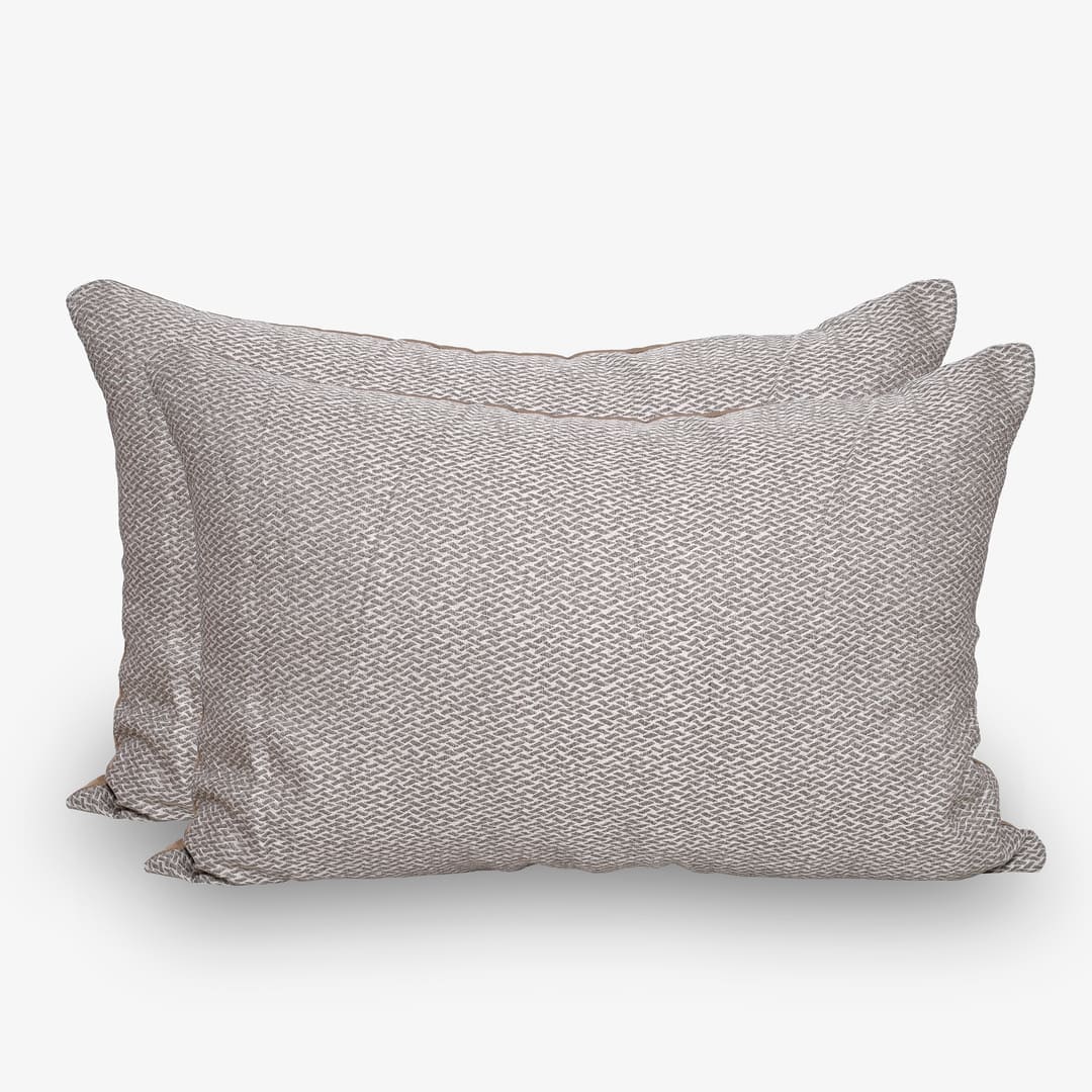 ZARF Italian Staple Weave Comforter With 2 Designer Pillow Cases 1 Breakfast Cushion Cover - Cove