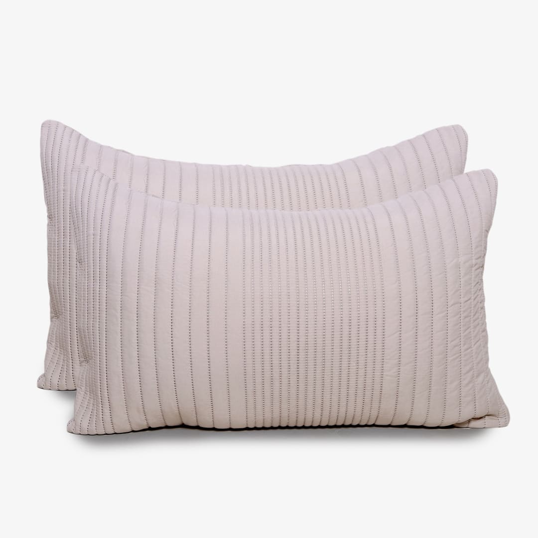 Zarf California King Size AC Comforters With 2 Pillow Cases & 2 Cushion Covers - Dusk