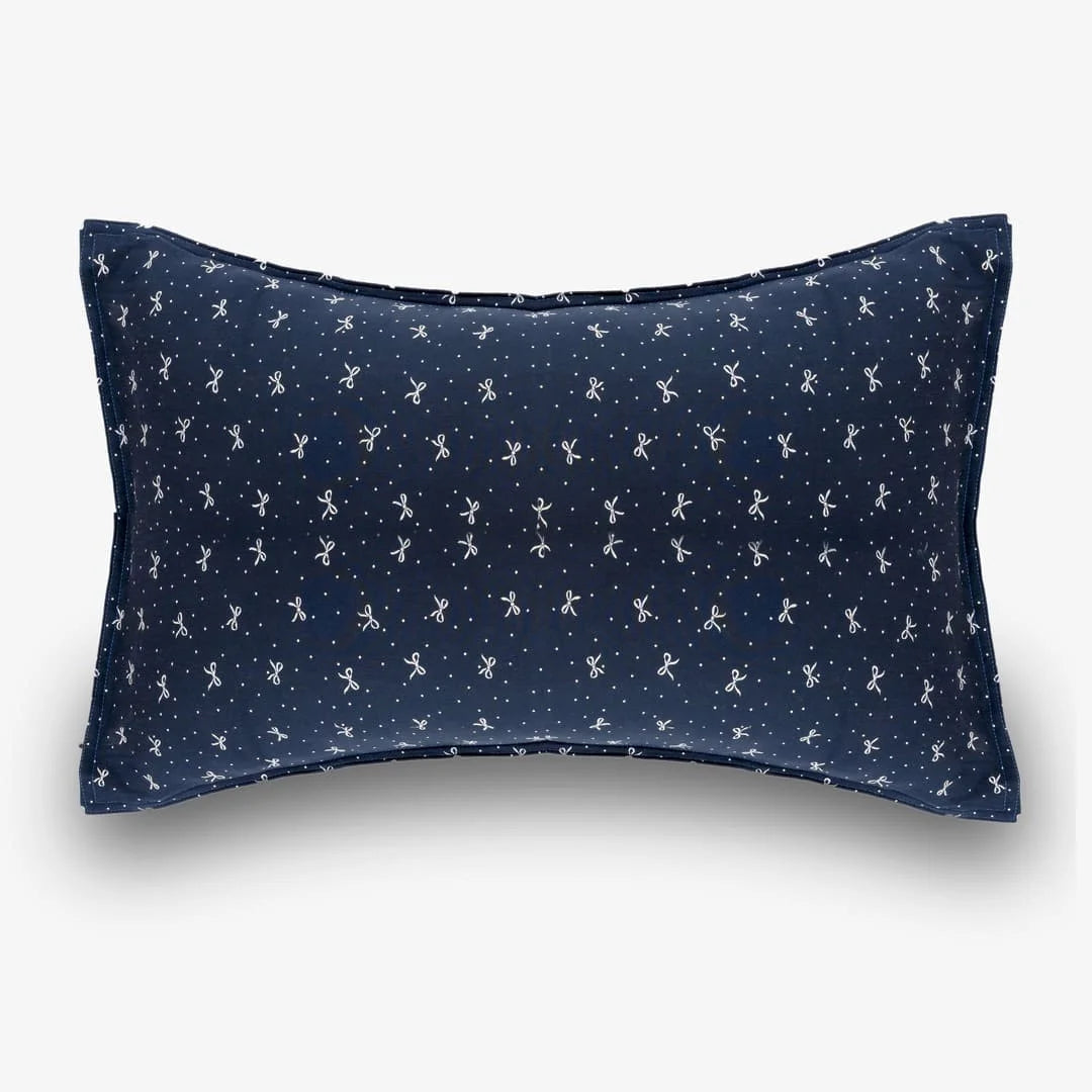 Linen Blend AC Comforter With 2 Pillow Cases and 1 Breakfast Pillow - Ruban