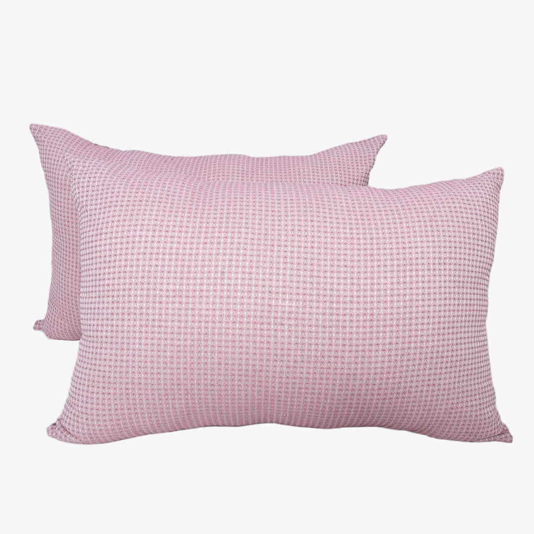 ZARF Italian Staple Weave Comforter With 2 Designer Pillow Cases 1 Breakfast Cushion Cover - Amour