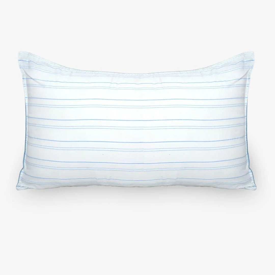 Linen Blend AC Comforter With 2 Pillow Cases and 1 Breakfast Pillow - Shore