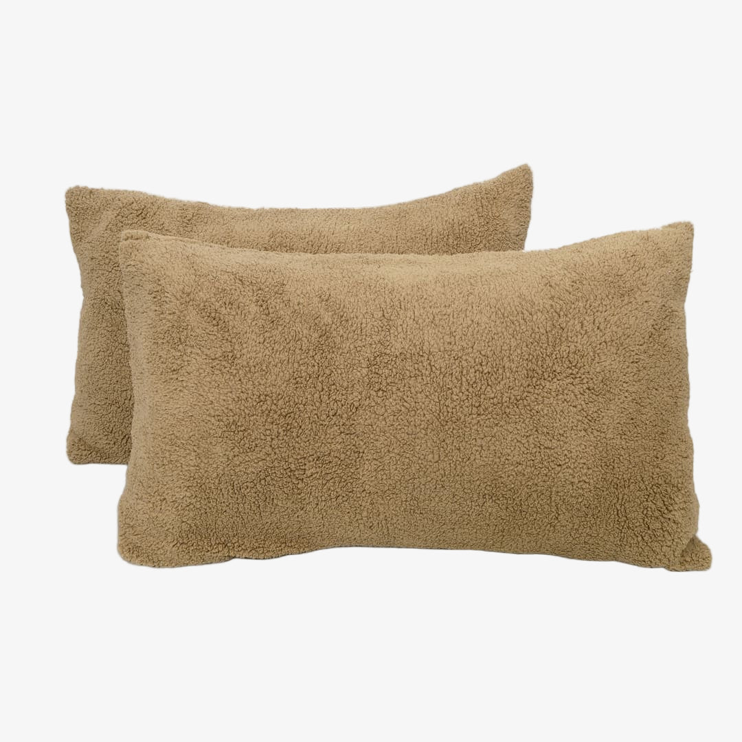 Faux Shearling Blanket - Vanilla Ivory