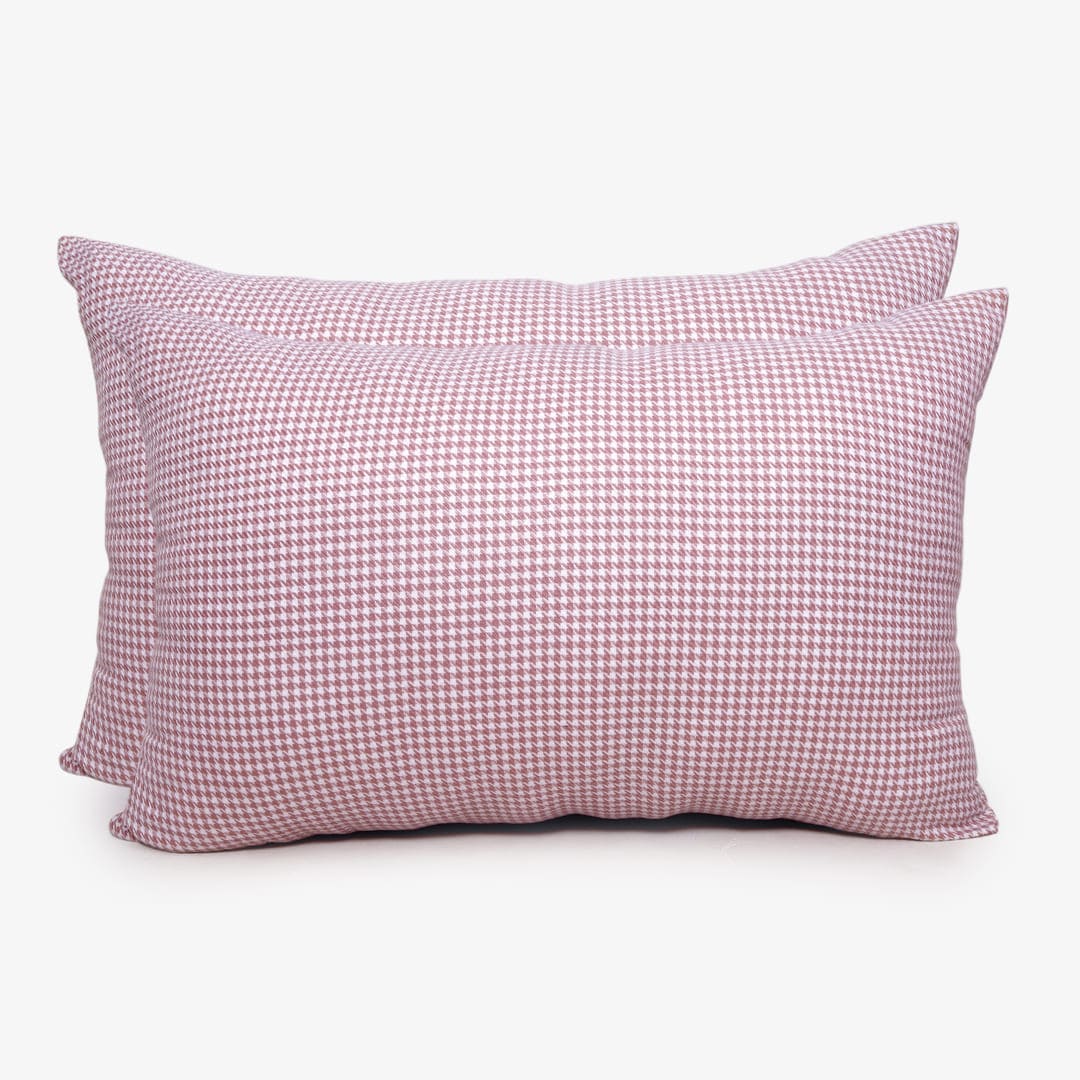 ZARF Italian Staple Weave Comforter With 2 Designer Pillow Cases 1 Breakfast Cushion Cover - Sorbet