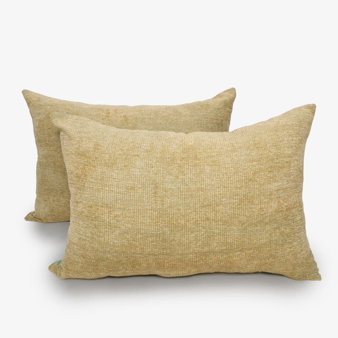 ZARF Italian Staple Weave Comforter With 2 Designer Pillow Cases 1 Breakfast Cushion Cover - Linden