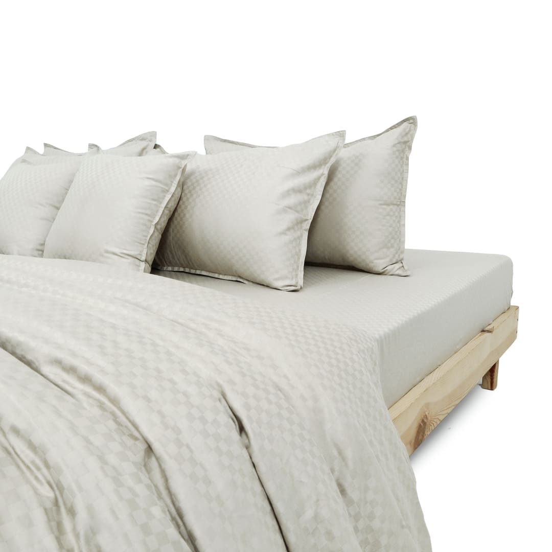 Zarf Egyptian Cotton Bedding Set Of 6 - Bisque