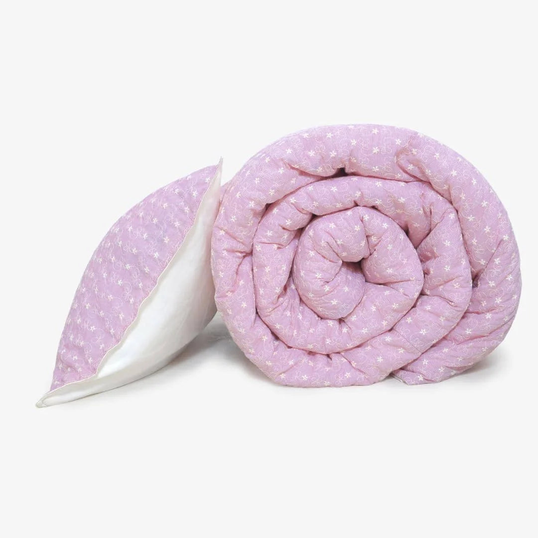 Zarf Luxe Comforter With 2 Pillow Cases and 1 Breakfast Pillow For Single Size Bed - Étoile