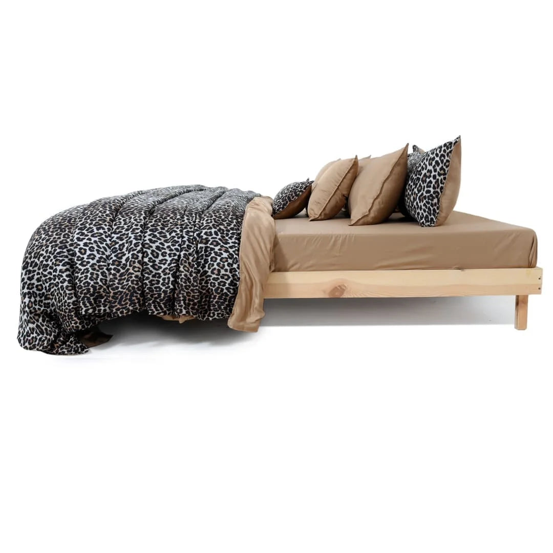 Zarf Linen Blend Bedding Set Of 9 For Single Size Bed - Anima