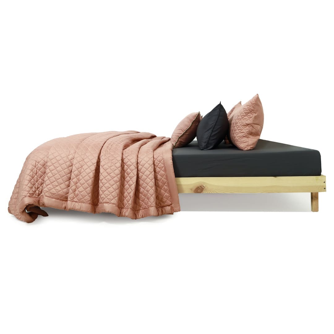 Zarf AC Comforters For Single Size Bed With 2 Pillow Cases & 2 Cushion Covers - Sakura
