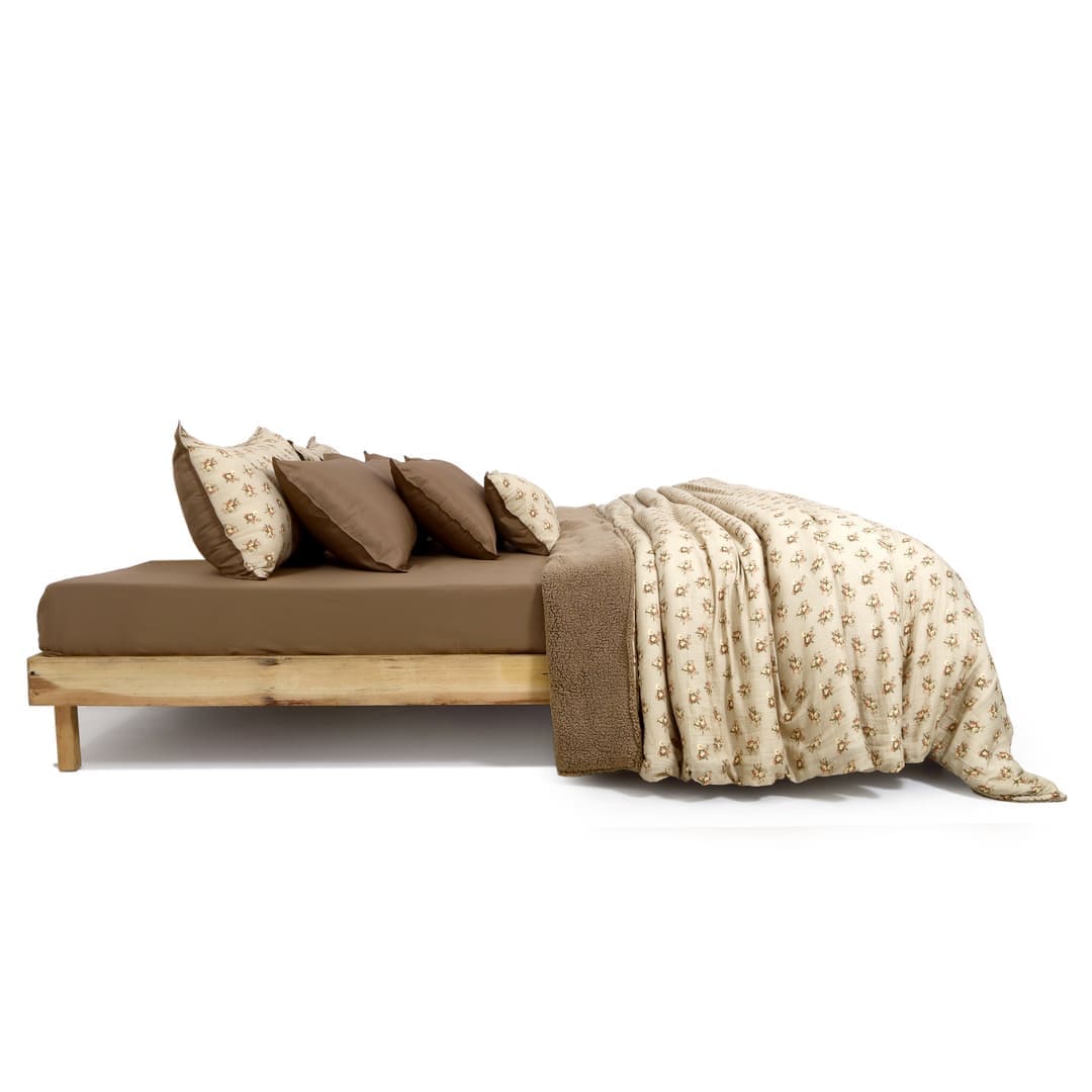 Zarf California King Size Reversible Quilt  - Heritage