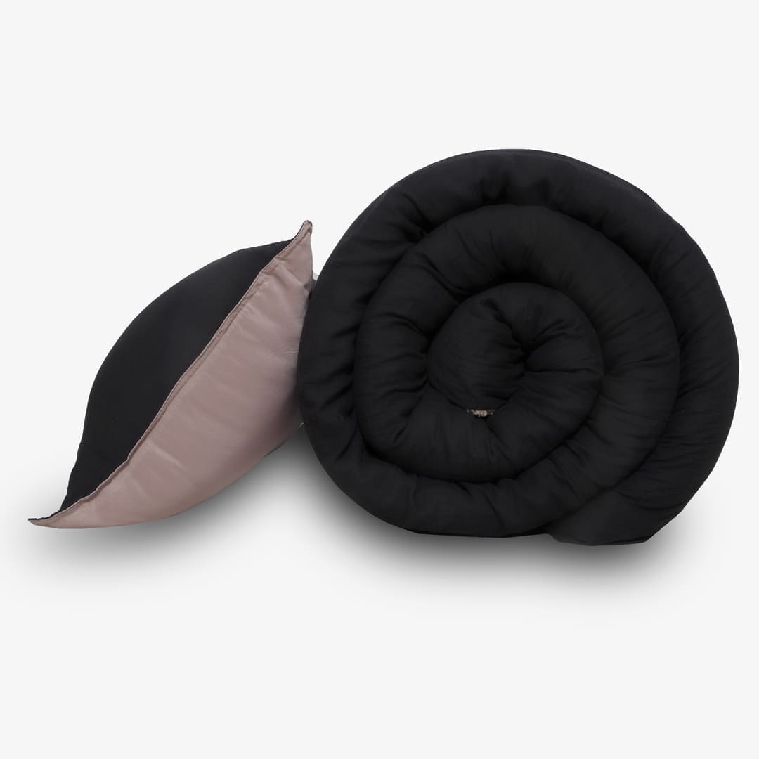 Zarf California King Size Reversible Quilt  - Cosmos