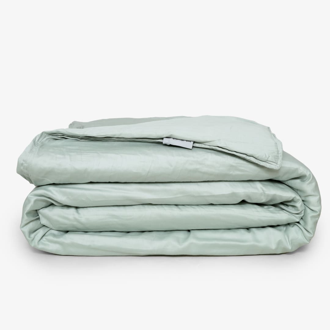 ZARF Egyptian Cotton Comforter With 2 Pillowcases & 2 Cushion Covers - Cyan