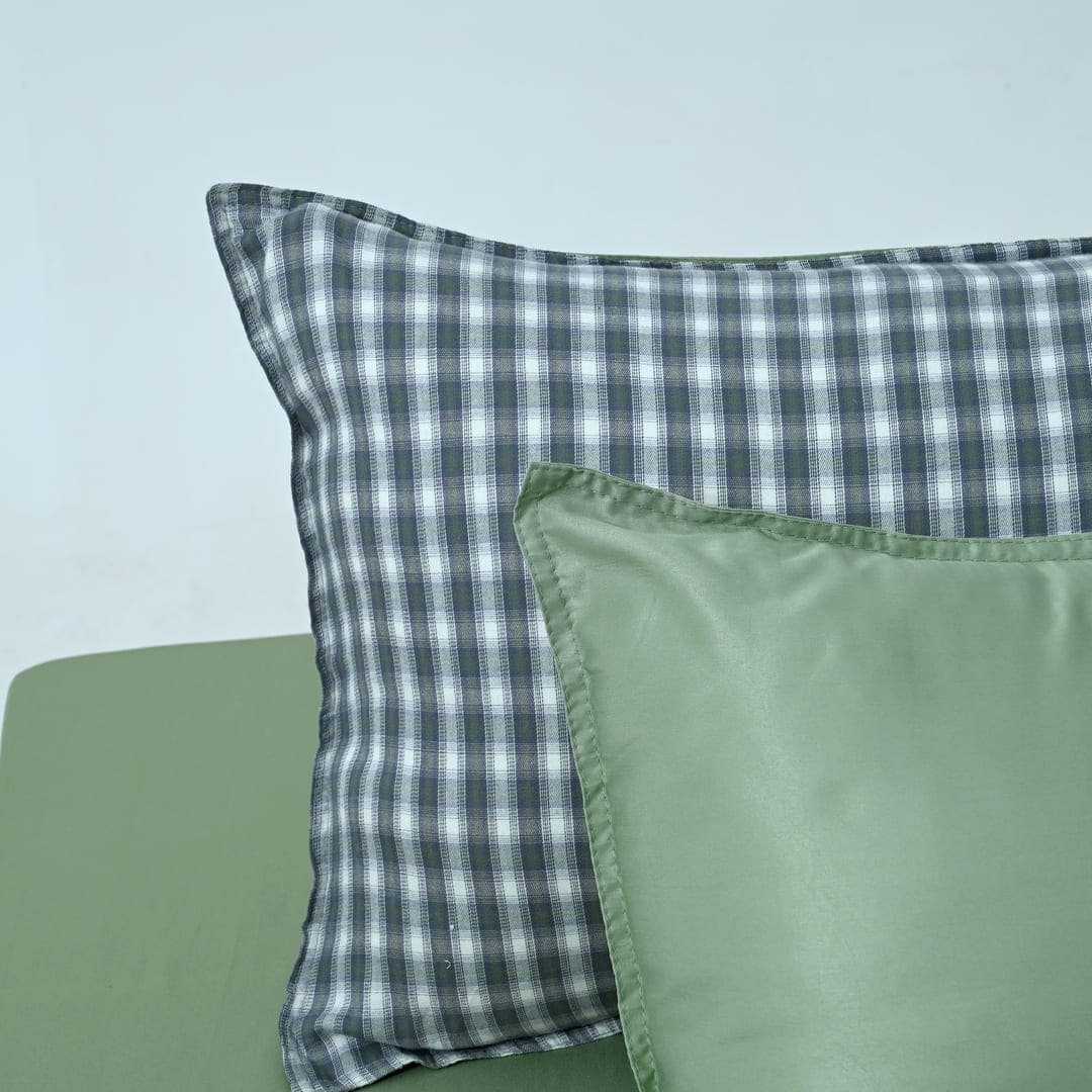 Zarf Linen Blend Bedding Set Of 9 - Nordic