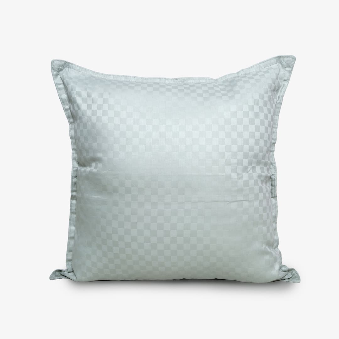 Egyptian Cotton Cushion Covers- Set Of 2 - Azure