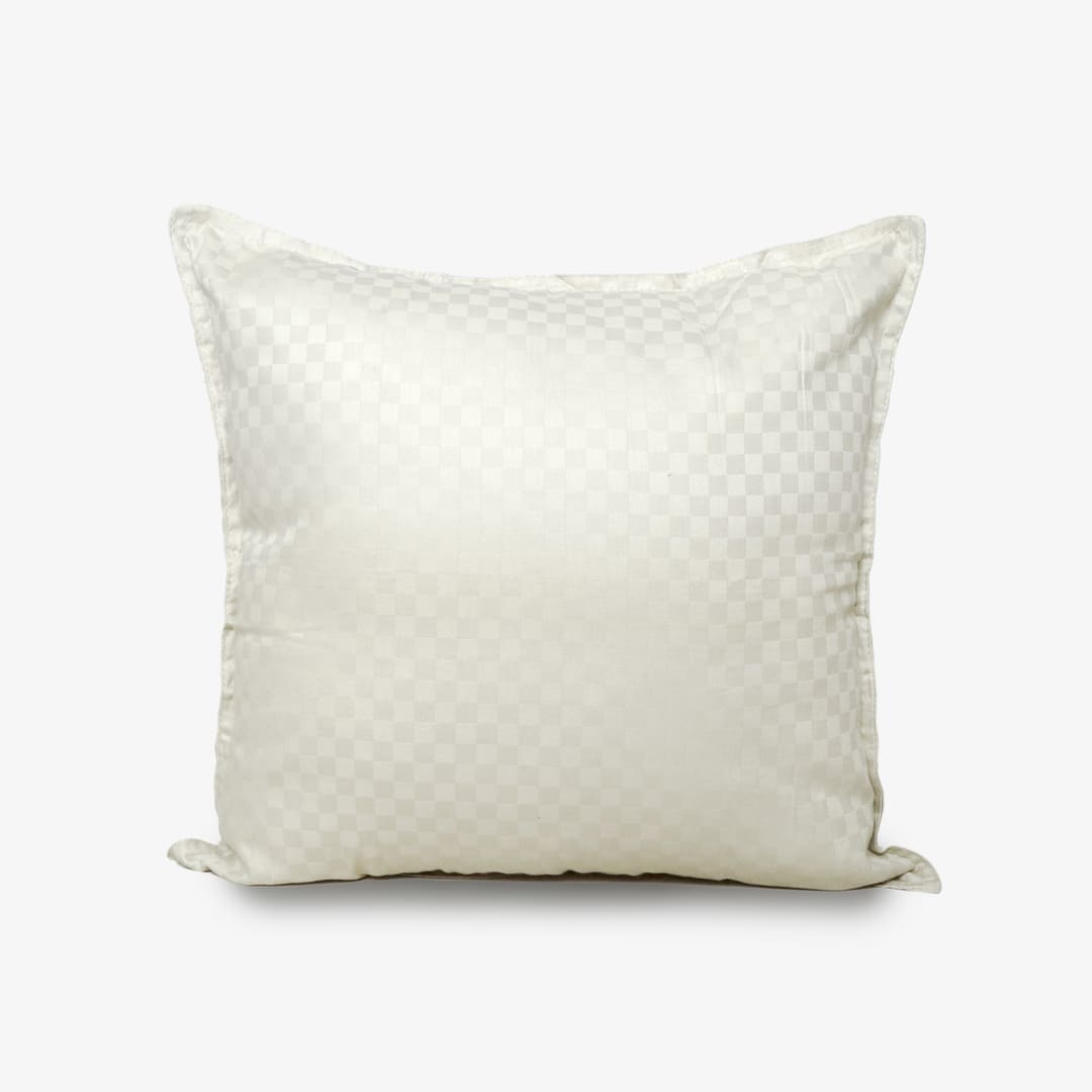 Egyptian Cotton Cushion Covers- Set Of 2 - Bisque