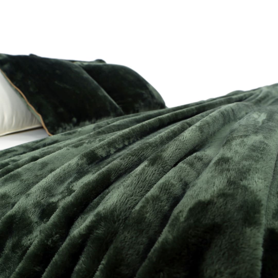Zarf All-Season Premium AC Blanket With Two Cushion Covers - Greener pastures