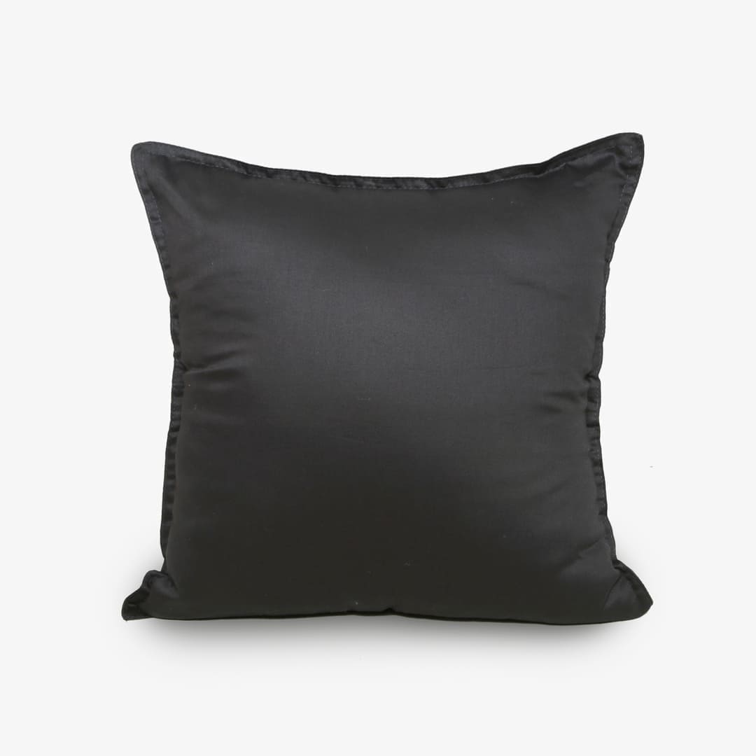 Egyptian Cotton Cushion Covers- Set Of 2 - Raven