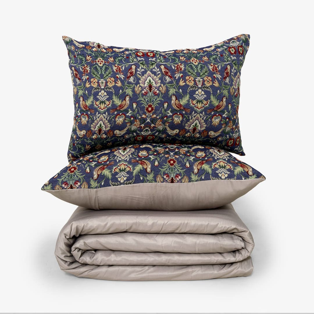 Zarf Italian Staple Weave Bedding Set Of 7- Prestige